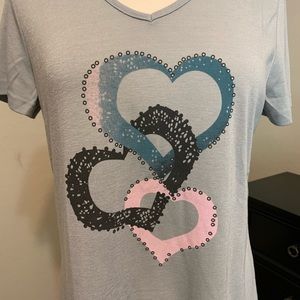 T-shirt. Sea foam green. (Sz. Sm), New. No Tags